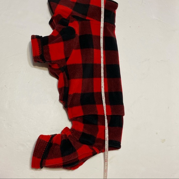 target dog sz small  one piece sweater  red plaid - Picture 9 of 10